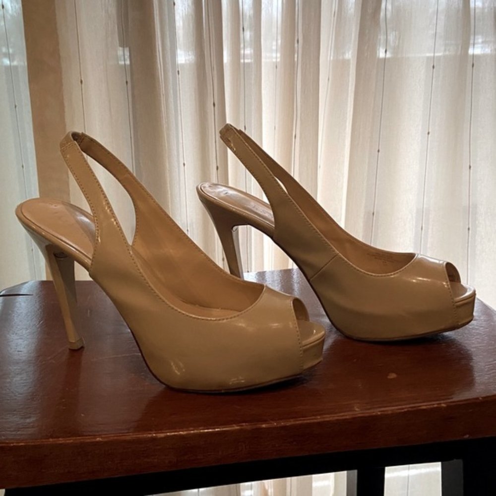 Guess Strap Platform Heels